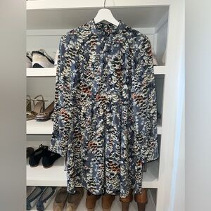 Zara print dress Size medium